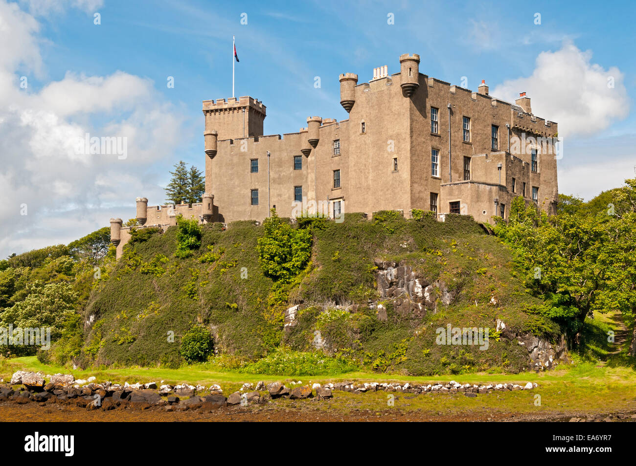 Dunvegan Castle, Isle of Skye, Scotland, United Kingdom Stock Photo