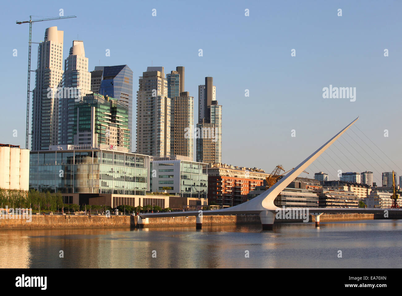 Puente de la Mujer, Puerto Madero. Buenos Aires, Argentina Stock Photo -  Alamy