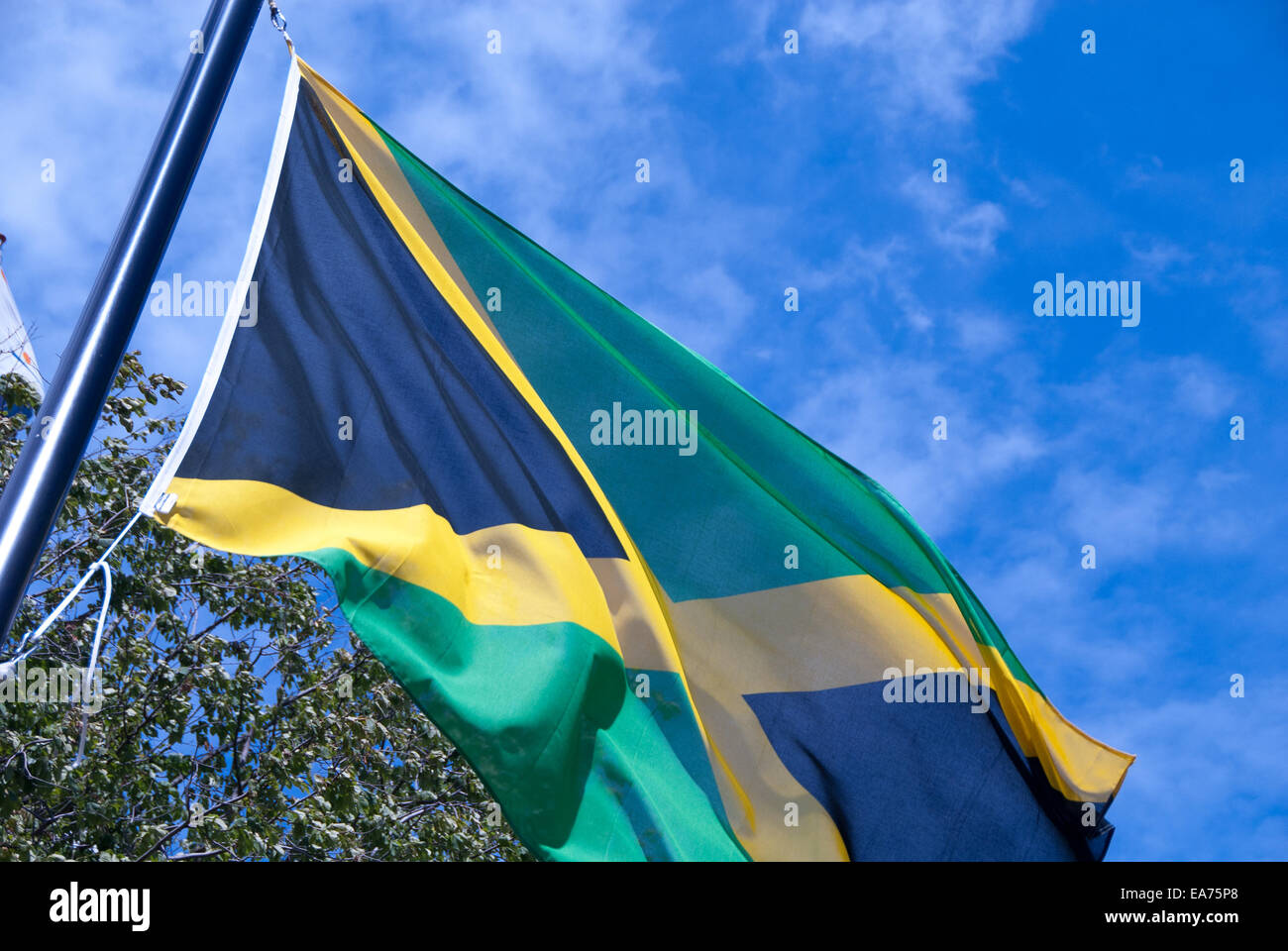 jamaica flag Stock Photo