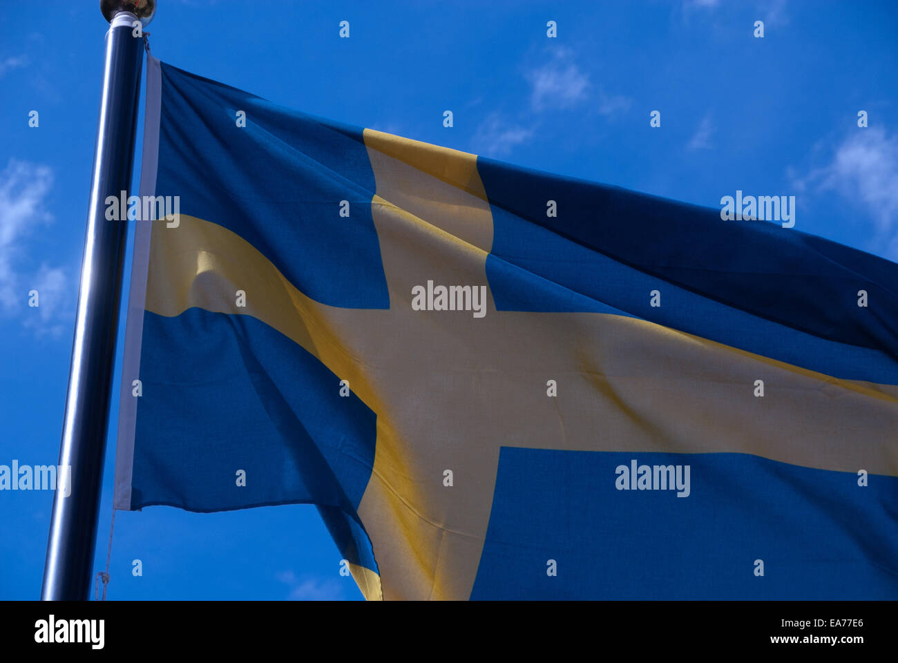 sweden flag Stock Photo