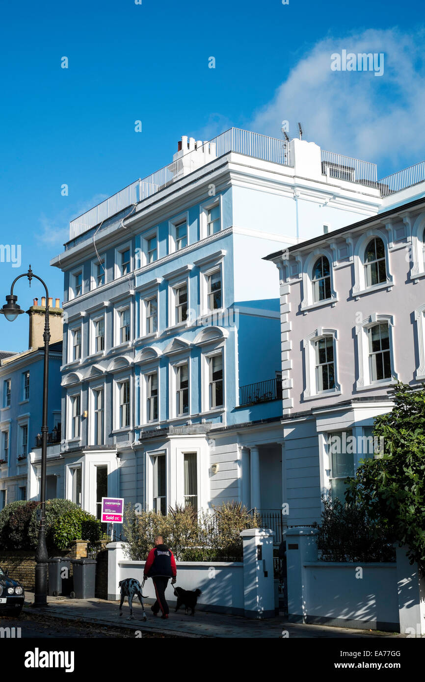 Primrose Hill Camden property townhouse housing UK Stock Photo Alamy
