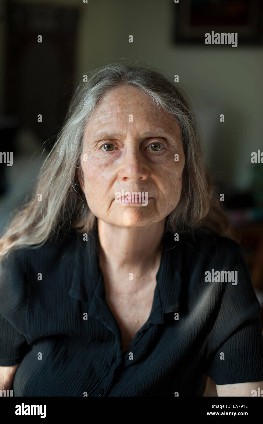 Portrait of elderly woman Stock Photo