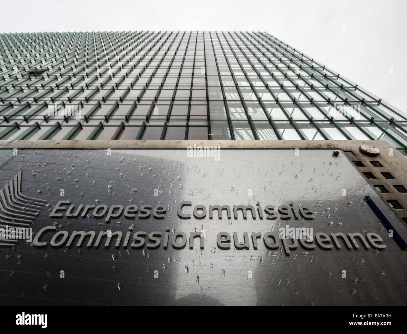 European commission in Brussels, Belgium, Europe Stock Photo