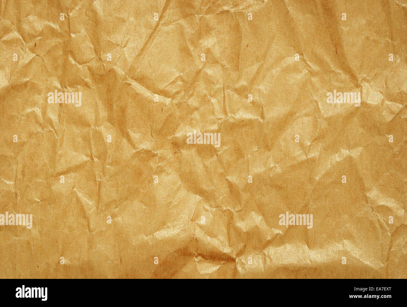 Crumpled brown craft paper for background Stock Photo Alamy