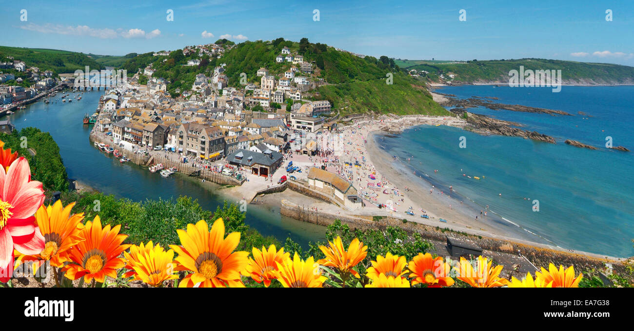 Looe harbour from west looe hires stock photography and images Alamy