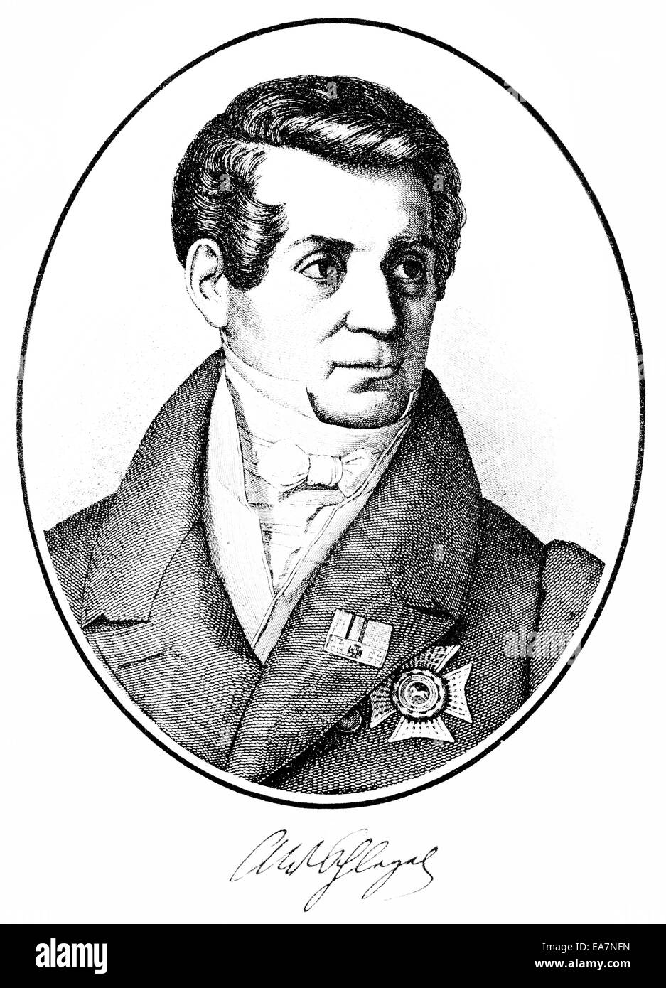 August Wilhelm von Schlegel, 17671845, German literary historian