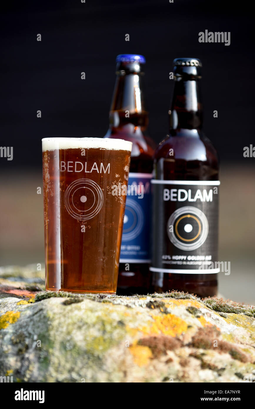 The Bedlam Brewery based at the Albourne Estate in West Sussex. Stock Photo