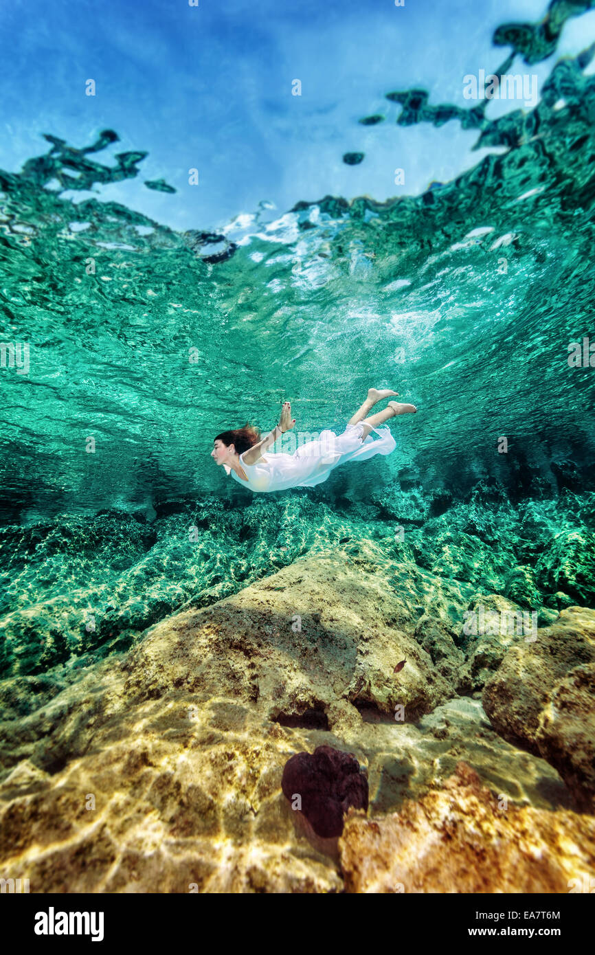 Woman Wearing Transparent Dress High Resolution Stock Photography and ...