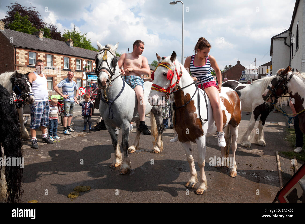 The Appleby Horse Fair, Appleby-In-Westmorland, Cumbria, England, U.K. Stock Photo