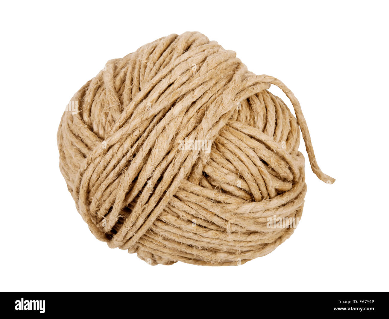 rope coil isolated on white background Stock Photo
