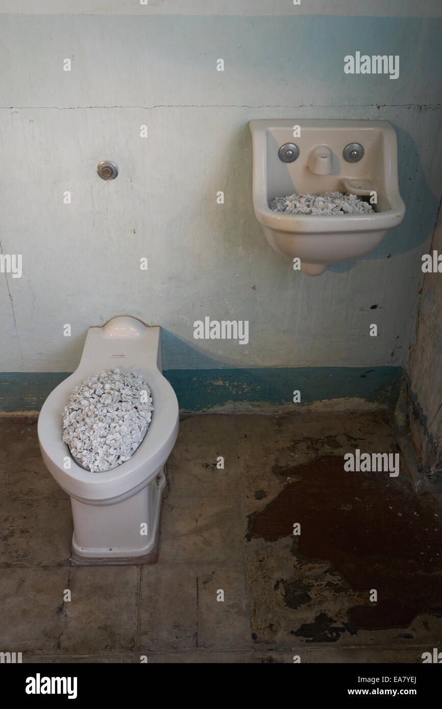 Ai Weiwei @Large exhibit at Alcatraz Stock Photo - Alamy