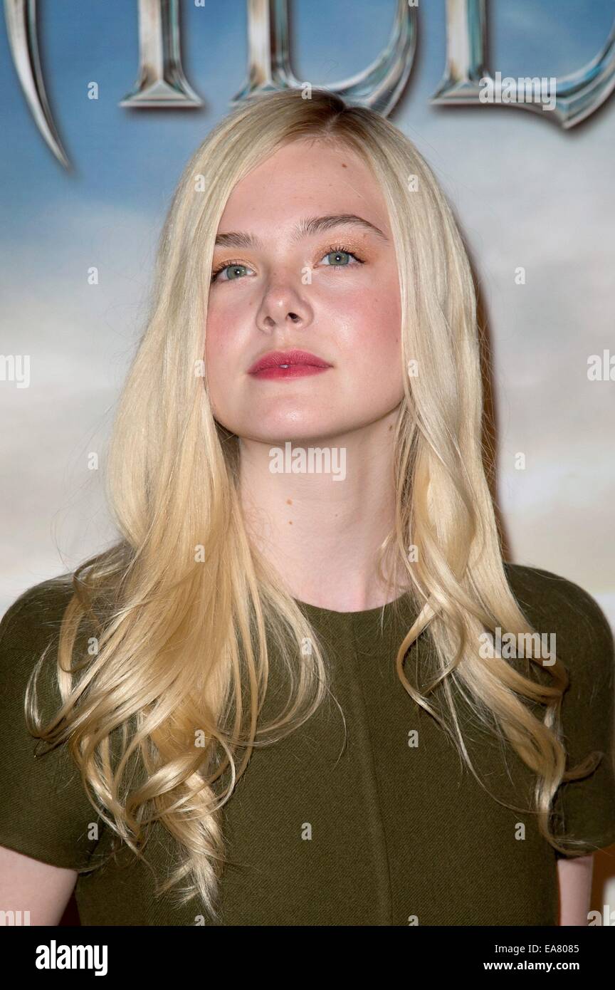 'Maleficent' photocall at the Bristol hotel Featuring: Elle Fanning