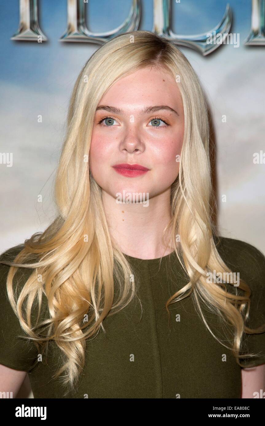 'Maleficent' photocall at the Bristol hotel Featuring: Elle Fanning