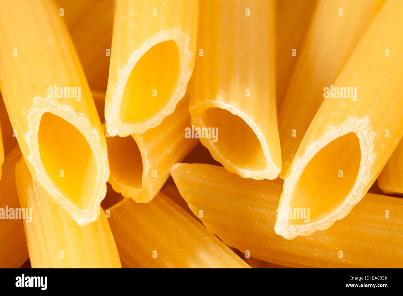 pasta macro Stock Photo