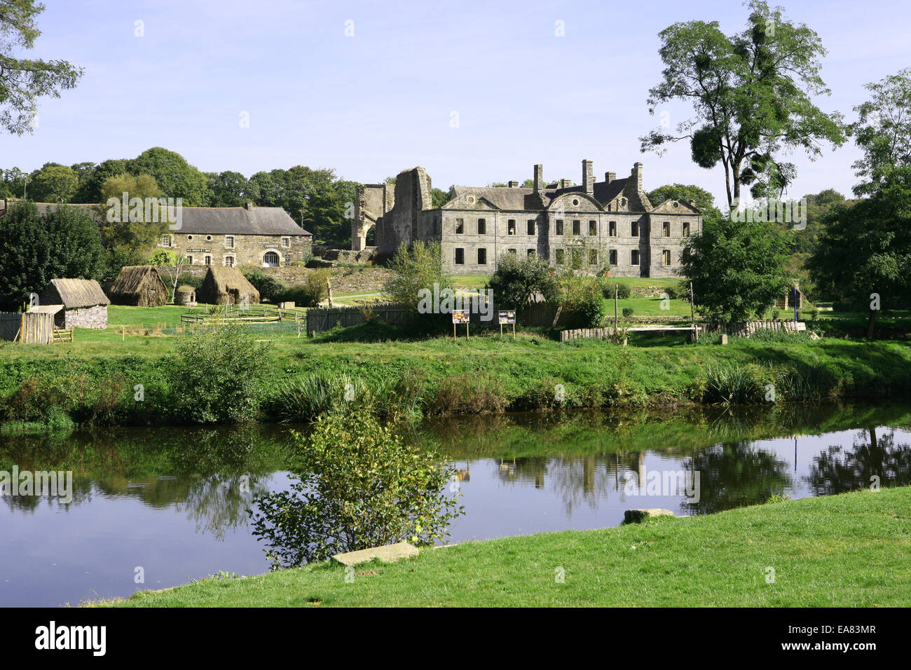 The Abbaye Notre-Dame de Bon-Repos, a former Cistercian monastery ...