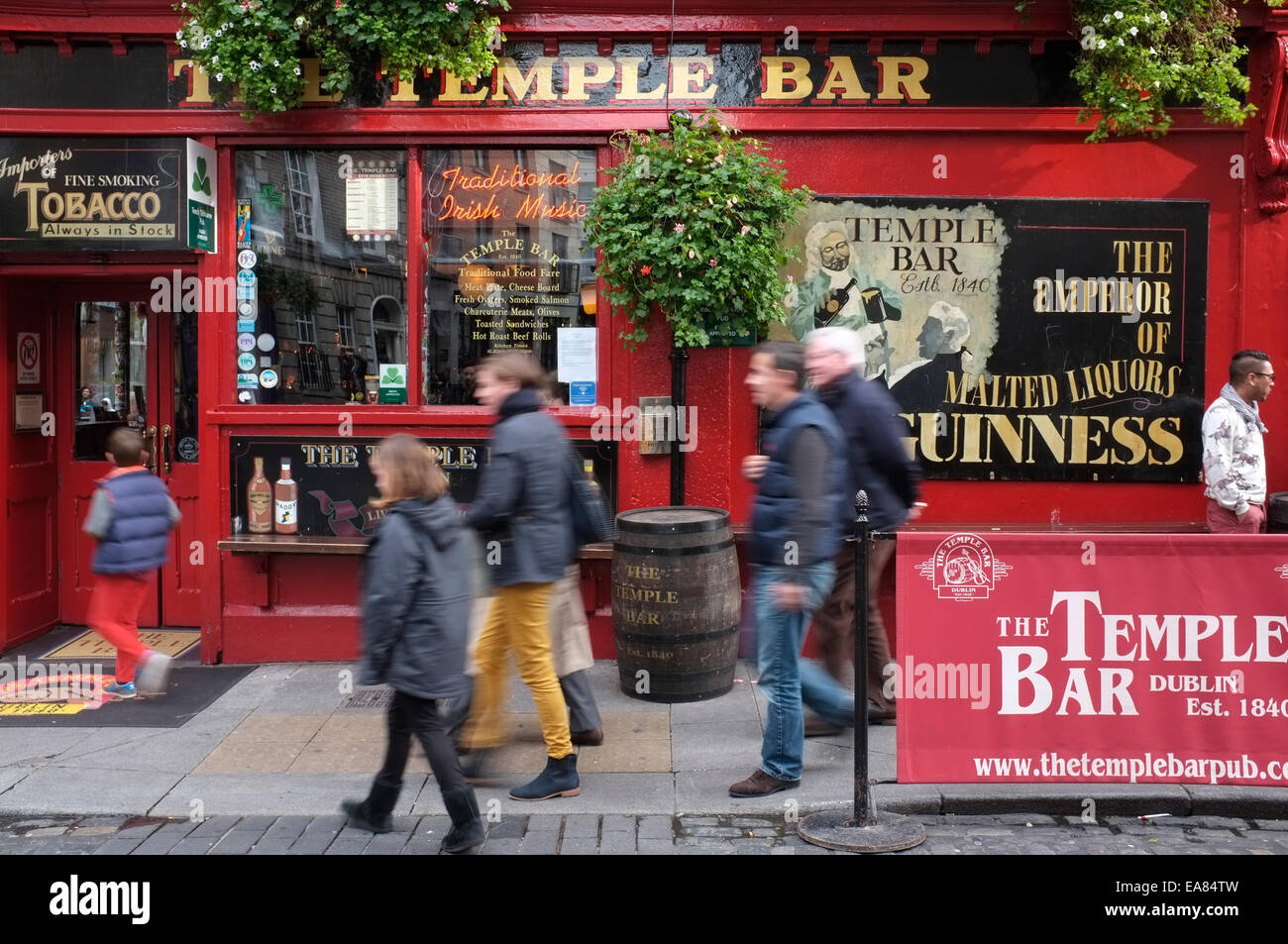 temple bar pub in temple bar , dublin, ireland Stock Photo