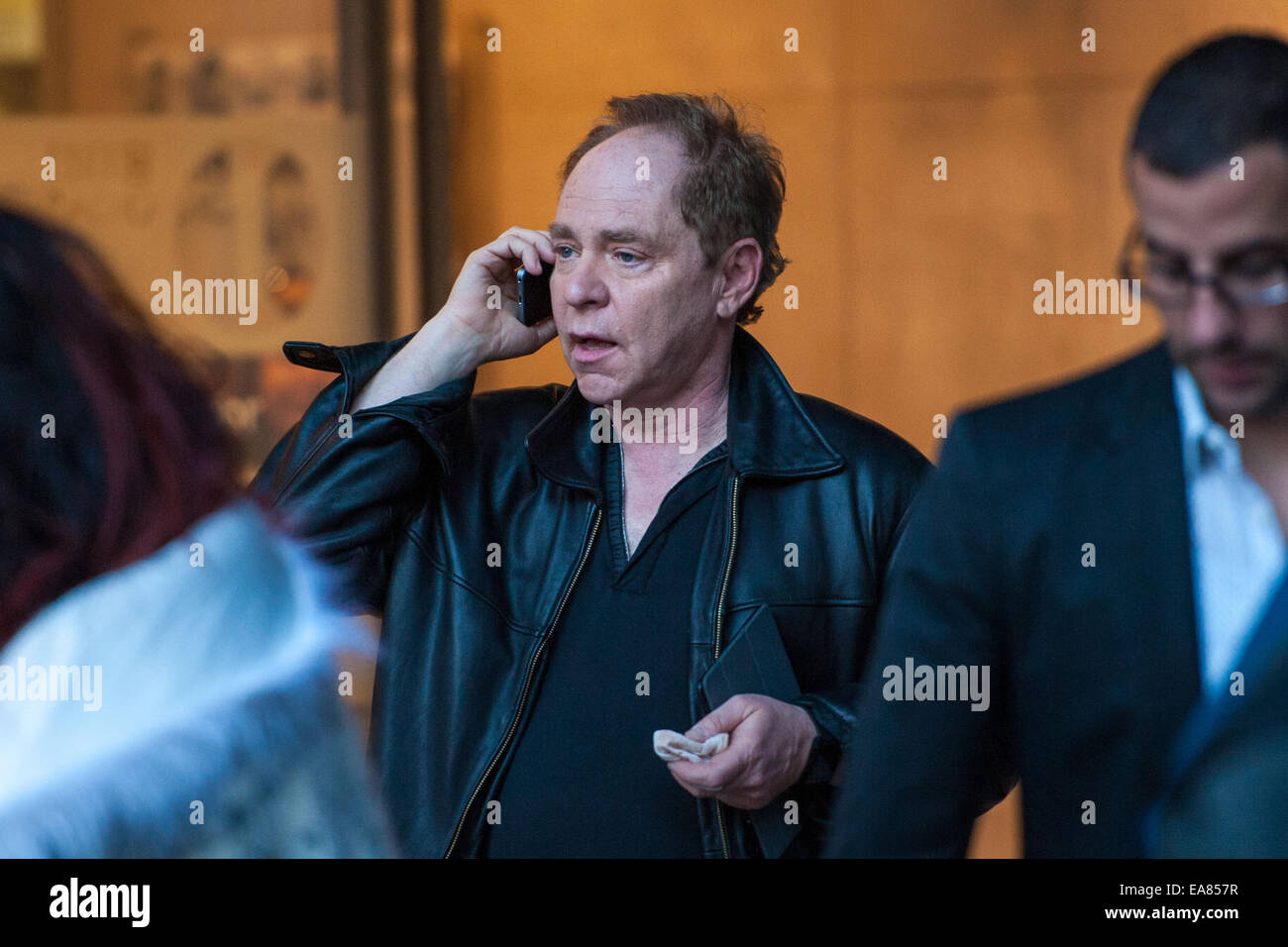 Penn and Teller, illusionists and magicians leaving The One Show studio ...