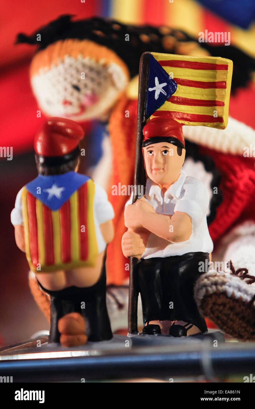 Caganer Italy flag