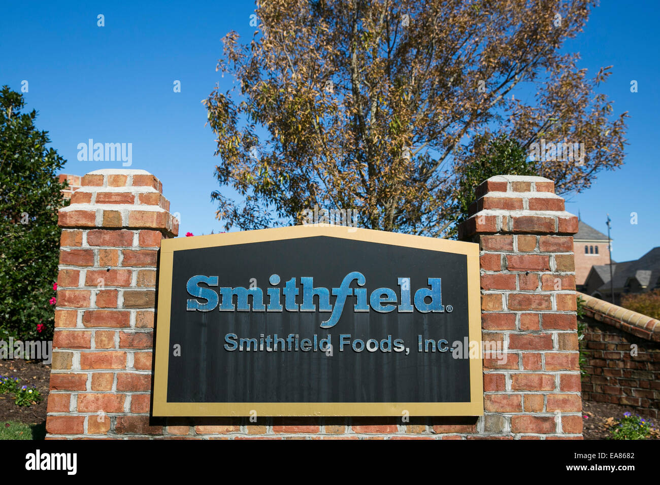 The headquarters of pork producer Smithfield Foods, Inc. Stock Photo