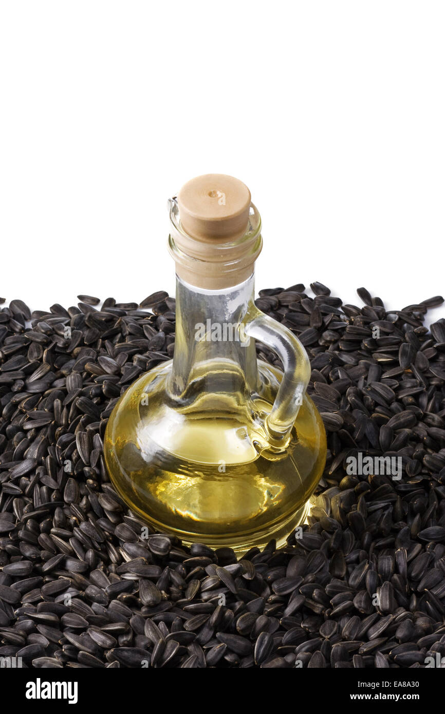 Black salty sunflower seeds hi-res stock photography and images - Alamy