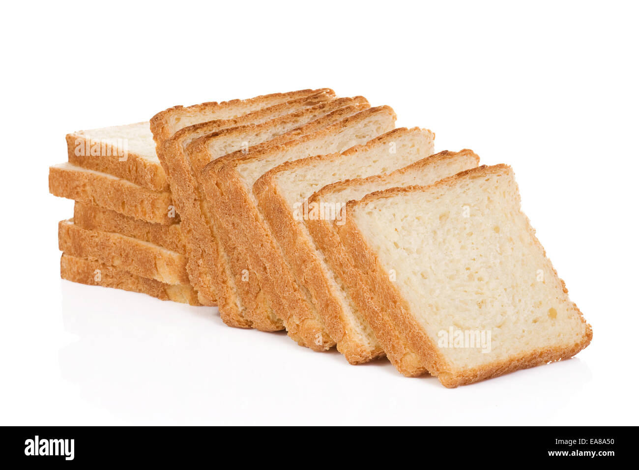 isolated bread on white background Stock Photo - Alamy
