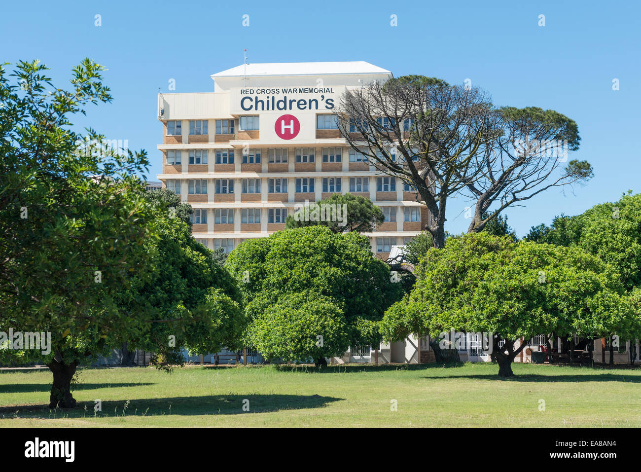 Red Cross War Memorial Children's Hospital is South Africa's only dedicated child health institution, Cape Town, South Africa Stock Photo