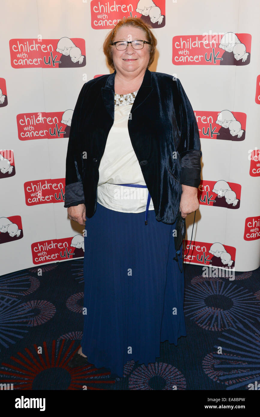 London, UK. 8th Nov, 2014.Rosemary Shrager attend the Children With Cancer Ball at Grosvenor House, Park Lane in London. Credit:  See Li/Alamy Live News Stock Photo