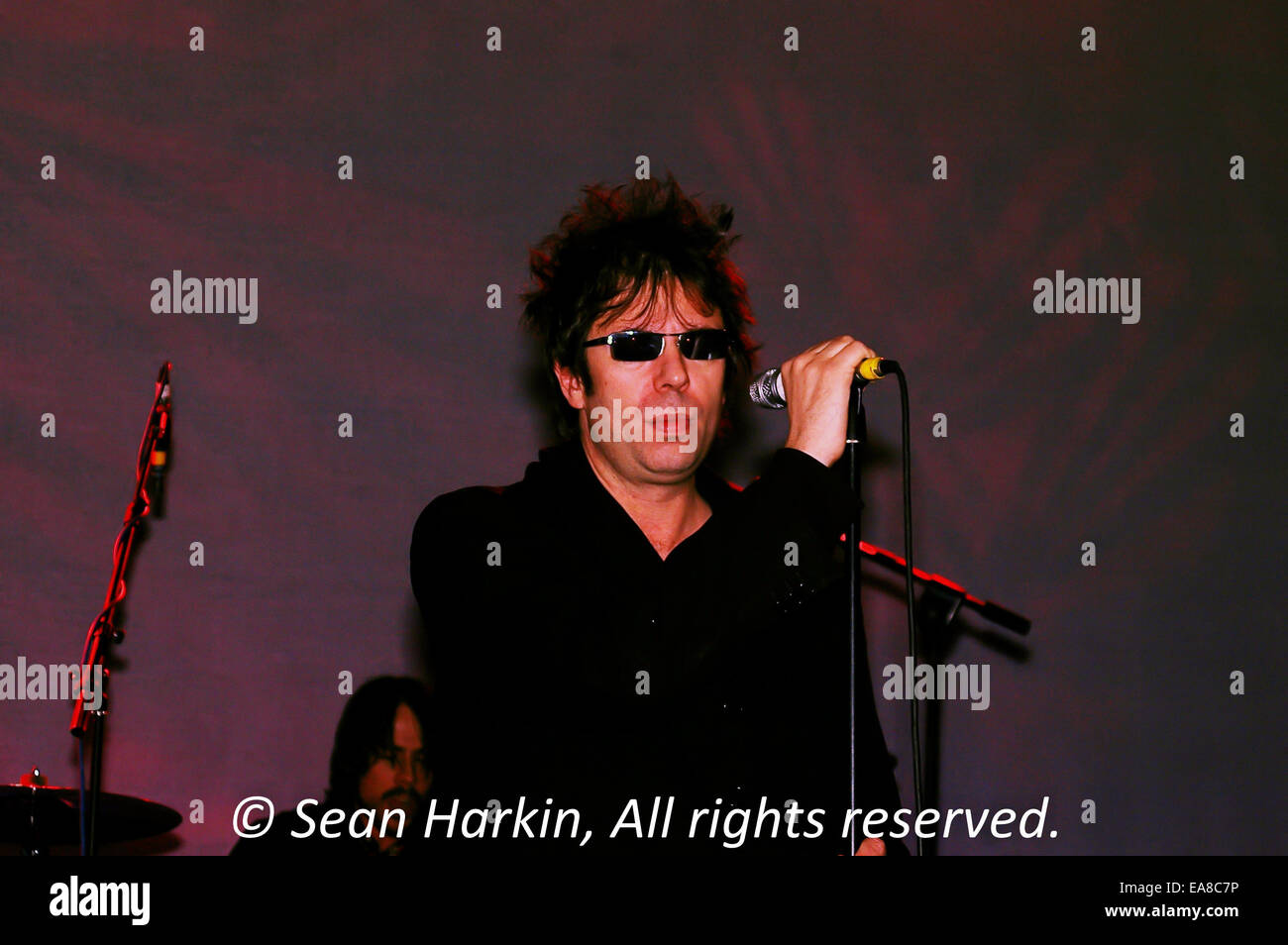 Belfast, Ireland. 12th August 2012. Echo and the Bunnymen play Belfast Feile Stock Photo