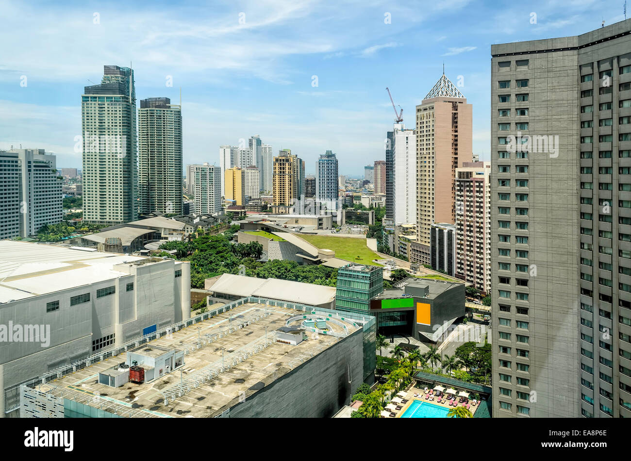 Modern Urban Buildings In Makati City Philippines Stock Photo Alamy