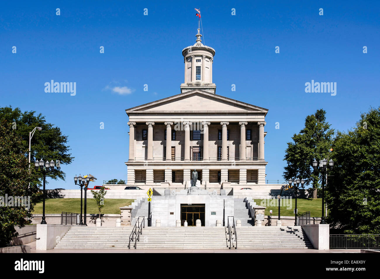 The Tennessee State Capitol Building in downtown Nashville TN Stock Photo