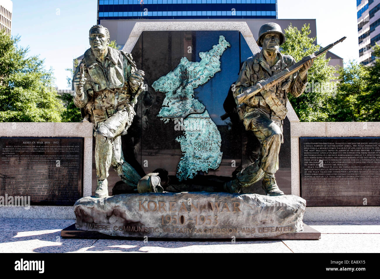 The Korean War Memorial in Nashville Tennessee Stock Photo Alamy