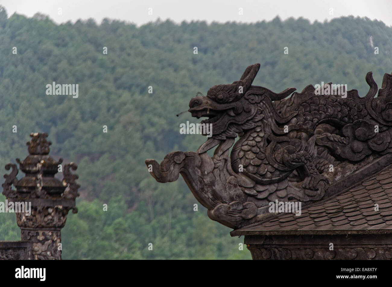 Dragon statue Stock Photo