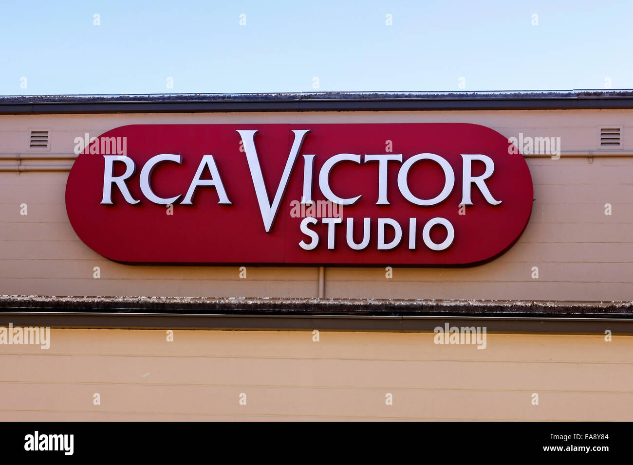 RCA Victor Studio in Nashville where such greats as Elvis, Roy Orbison, Dolly Parton all recorded their songs Stock Photo
