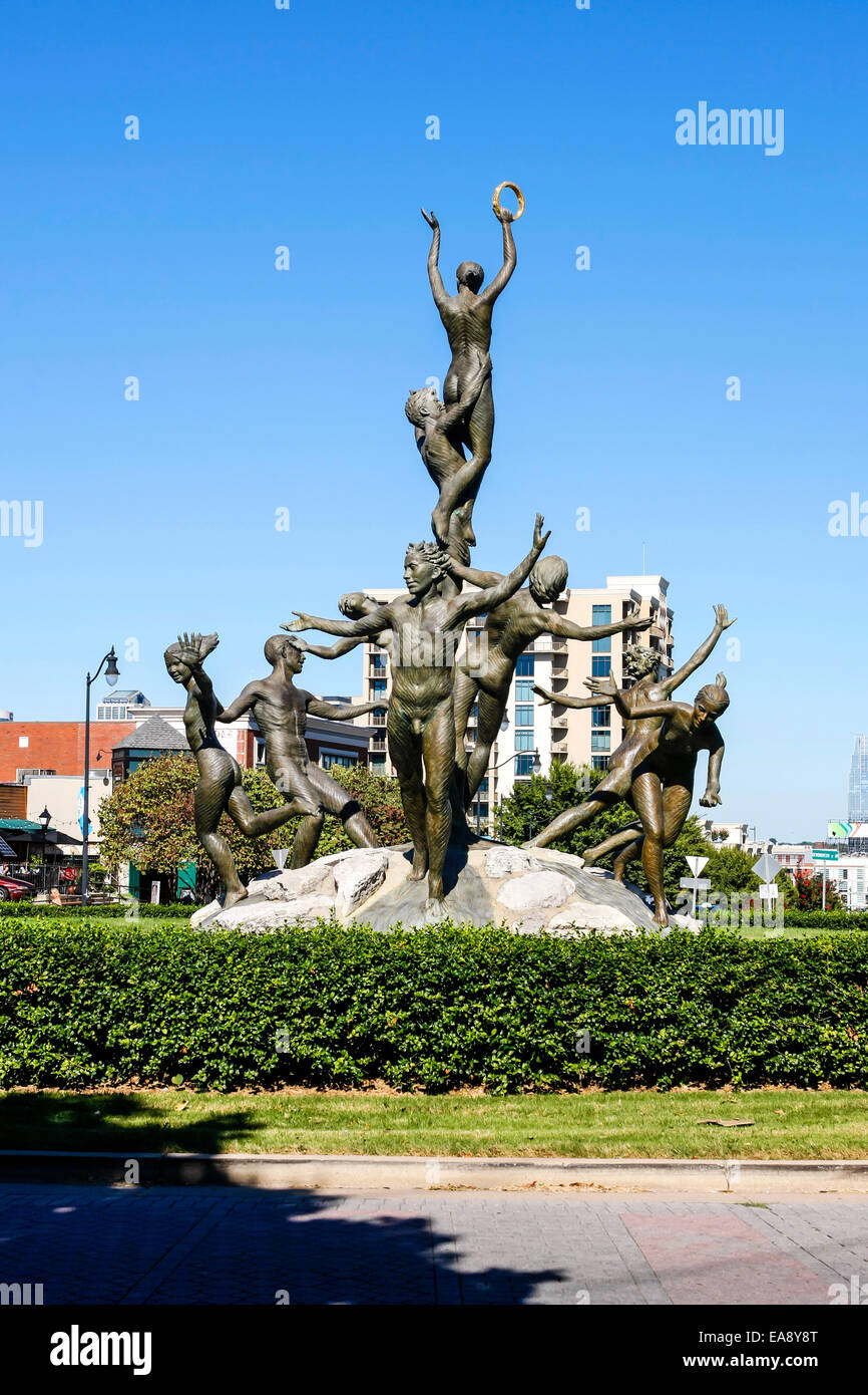 Musica sculpture music row nashville hires stock photography and