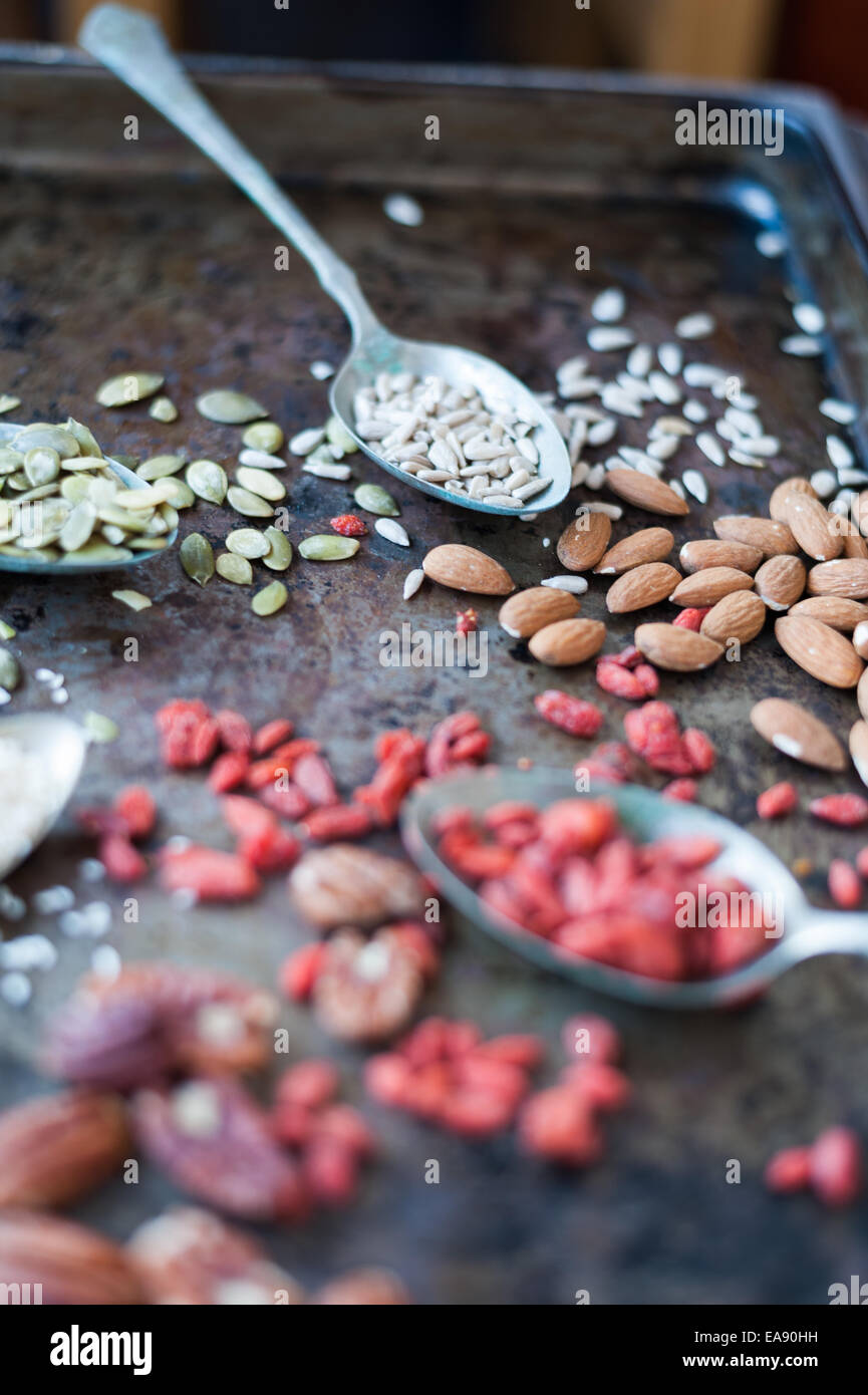 Nuts and seeds Stock Photo Alamy