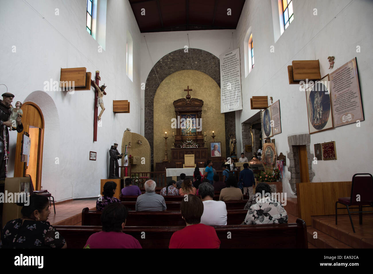 Antigua Parroquia De Indios,Basilica of Our Lady of Guadalupe,Mexico  city,Mexico Stock Photo - Alamy