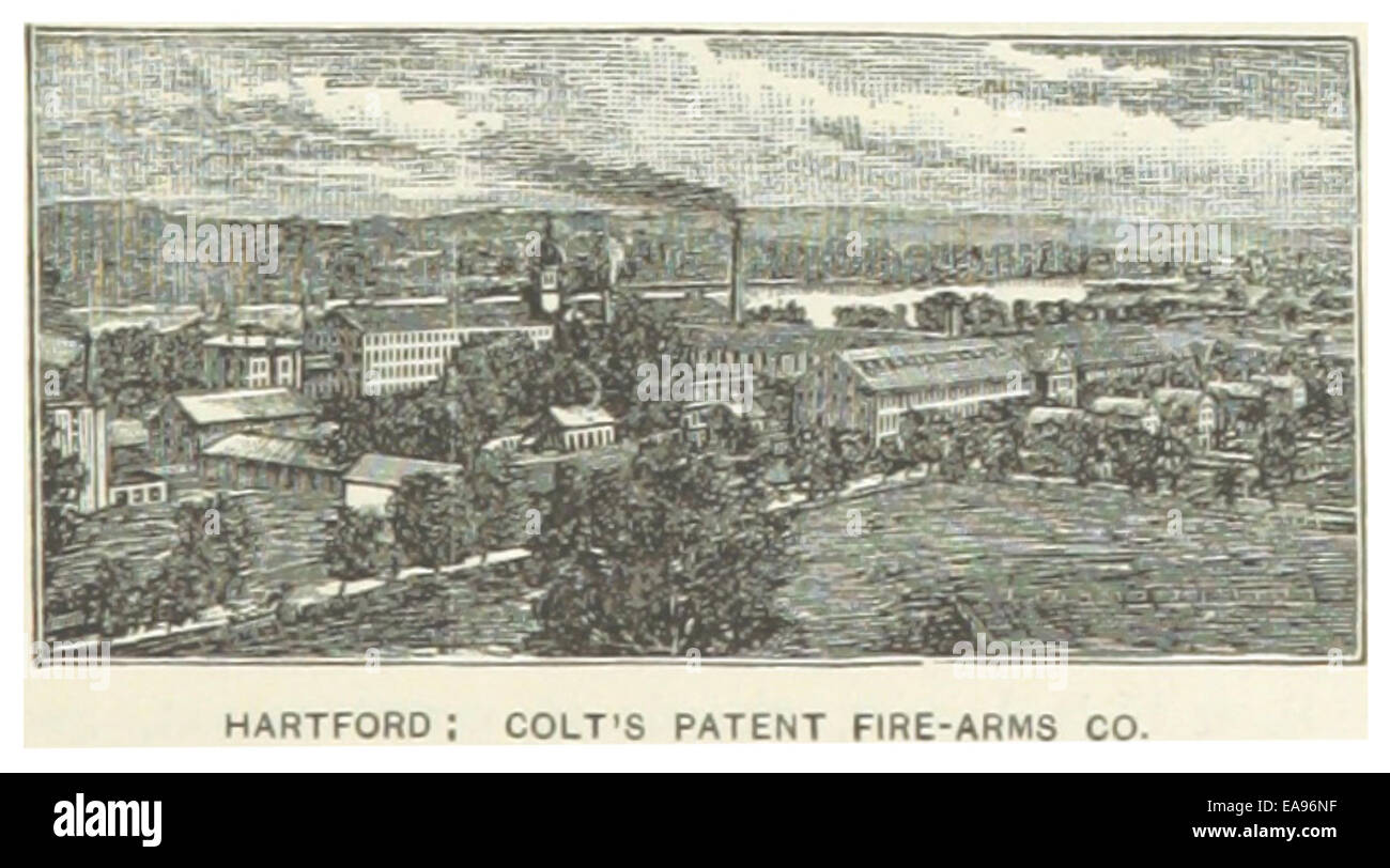 US-CT(1891) p135 HARTFORD, COLT'S PATENT FIRE-ARM COMPANY Stock Photo