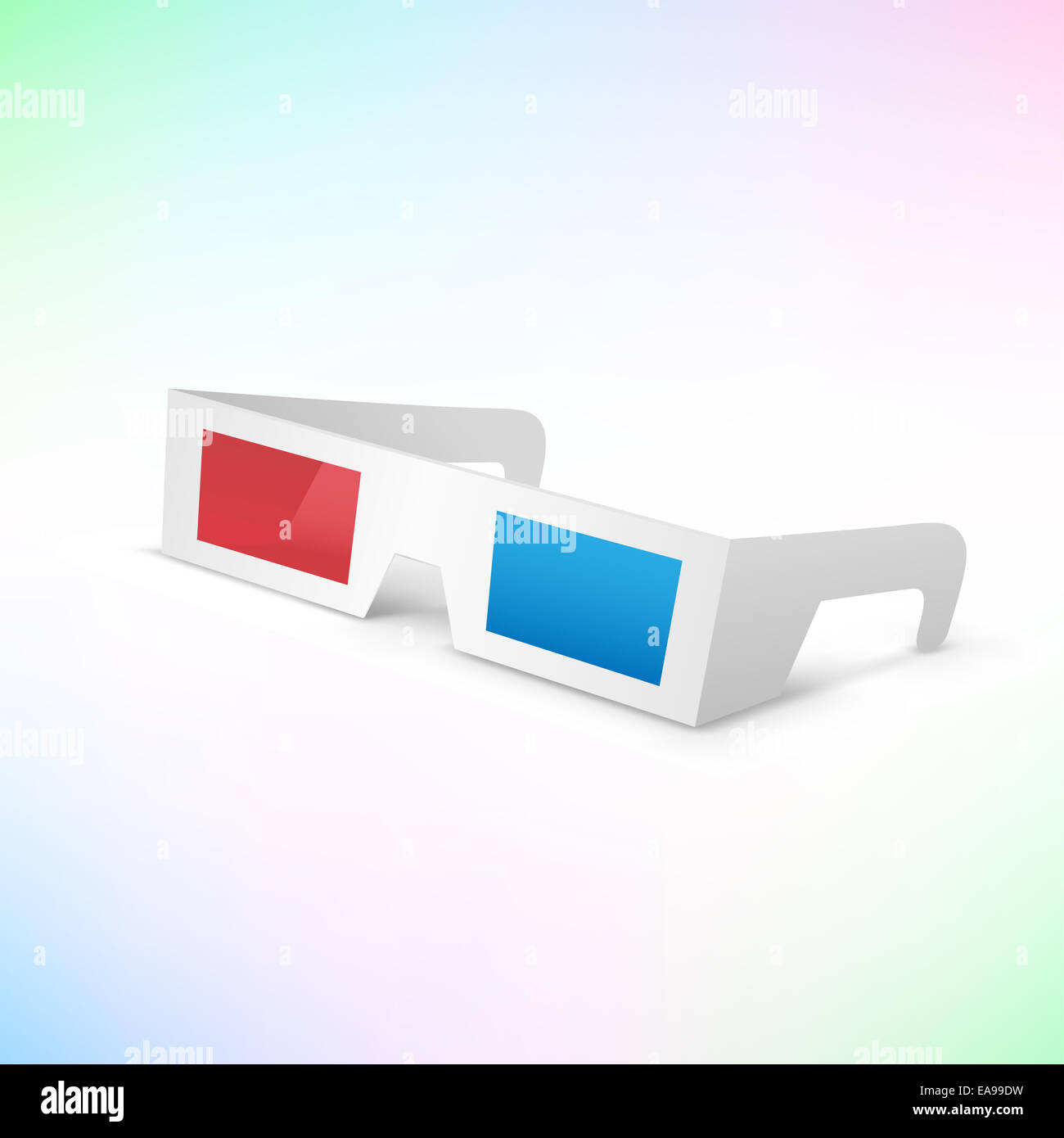 3d glasses simple icon Cut Out Stock Images & Pictures - Alamy