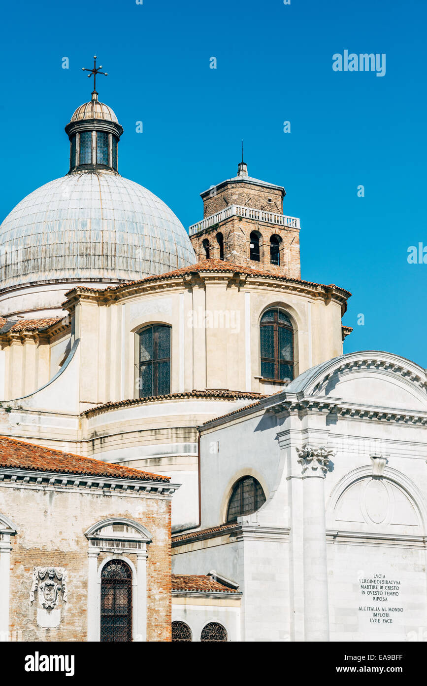Dome of Chiesa di San Geremia (San Geremia Church) in Venice, Italy Stock Photo