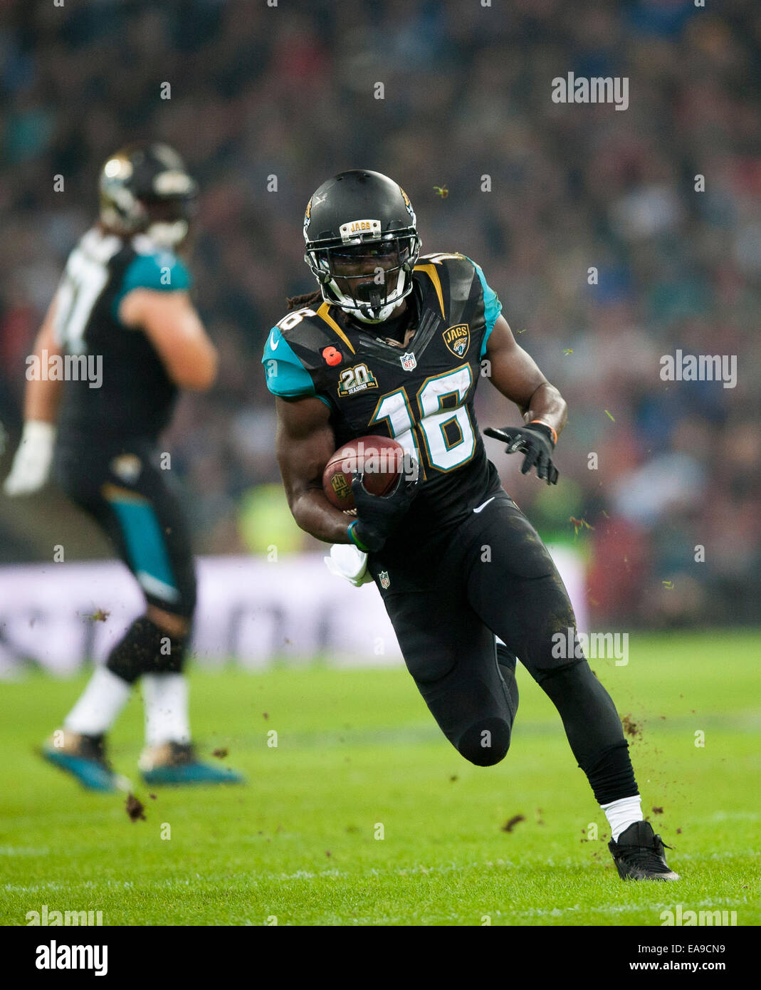 Home games in London help the Jacksonville Jaguars, Denard