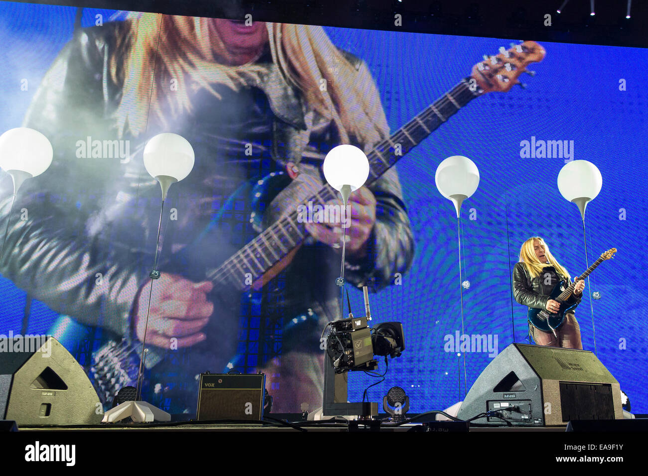 Silly Banda Berlin, Germany. 09th Nov, 2014. The band Silly plays on the stage at ...