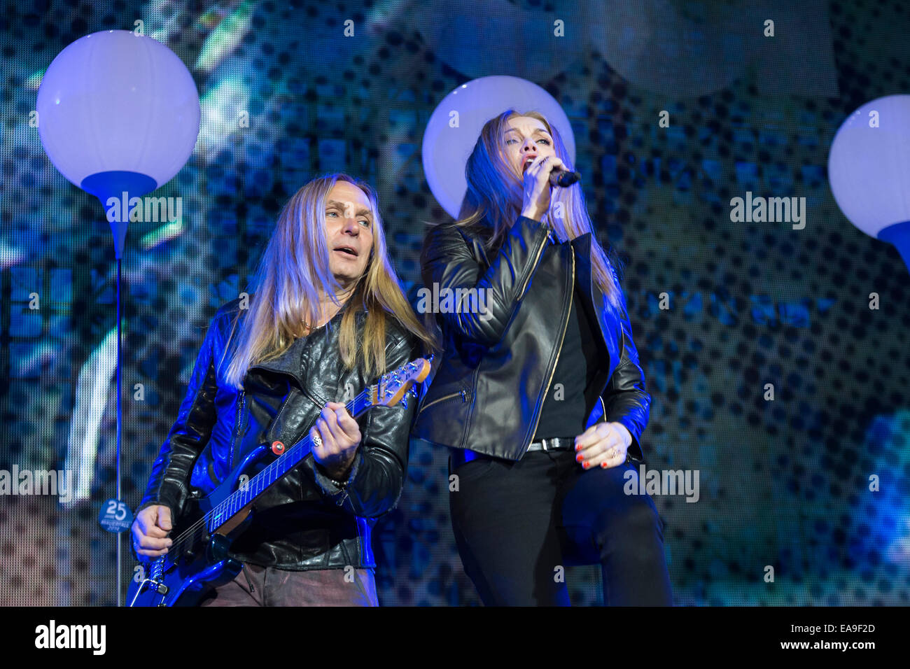 Silly Banda Berlin, Germany. 09th Nov, 2014. The band Silly plays on the stage at ...