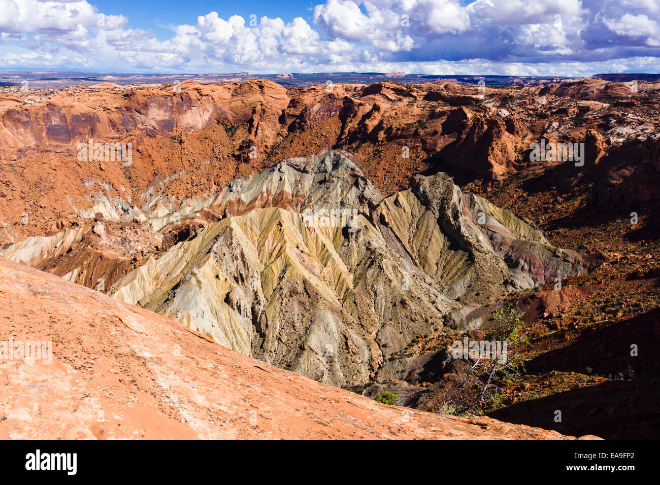 Upheaval Dome crater. Canyonlands National Park, Island in the Sky region. Utah, USA Stock Photo