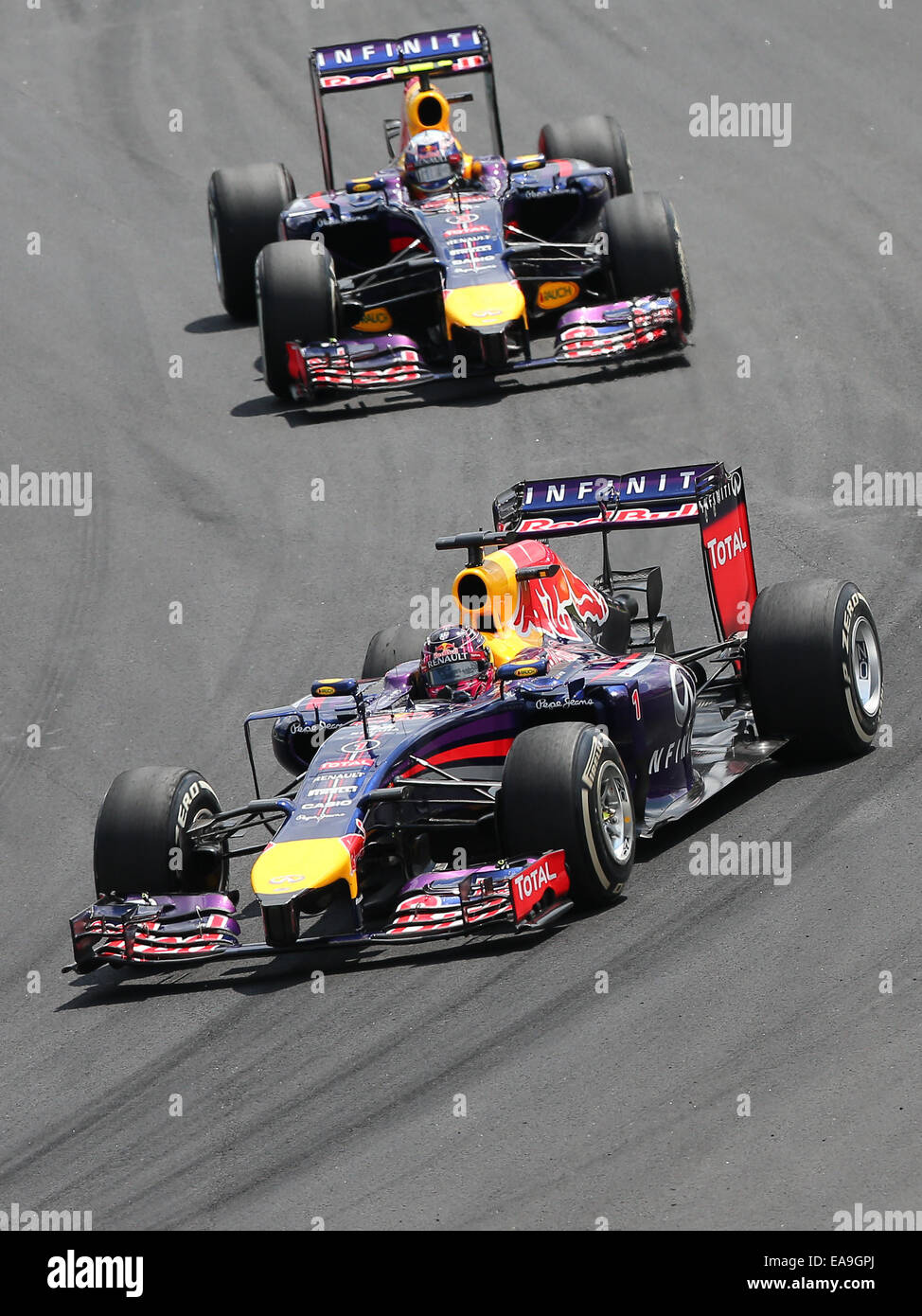 Sao Paulo, Brazil. 9th Nov, 2014. Red Bull Racing driver Sebastian ...