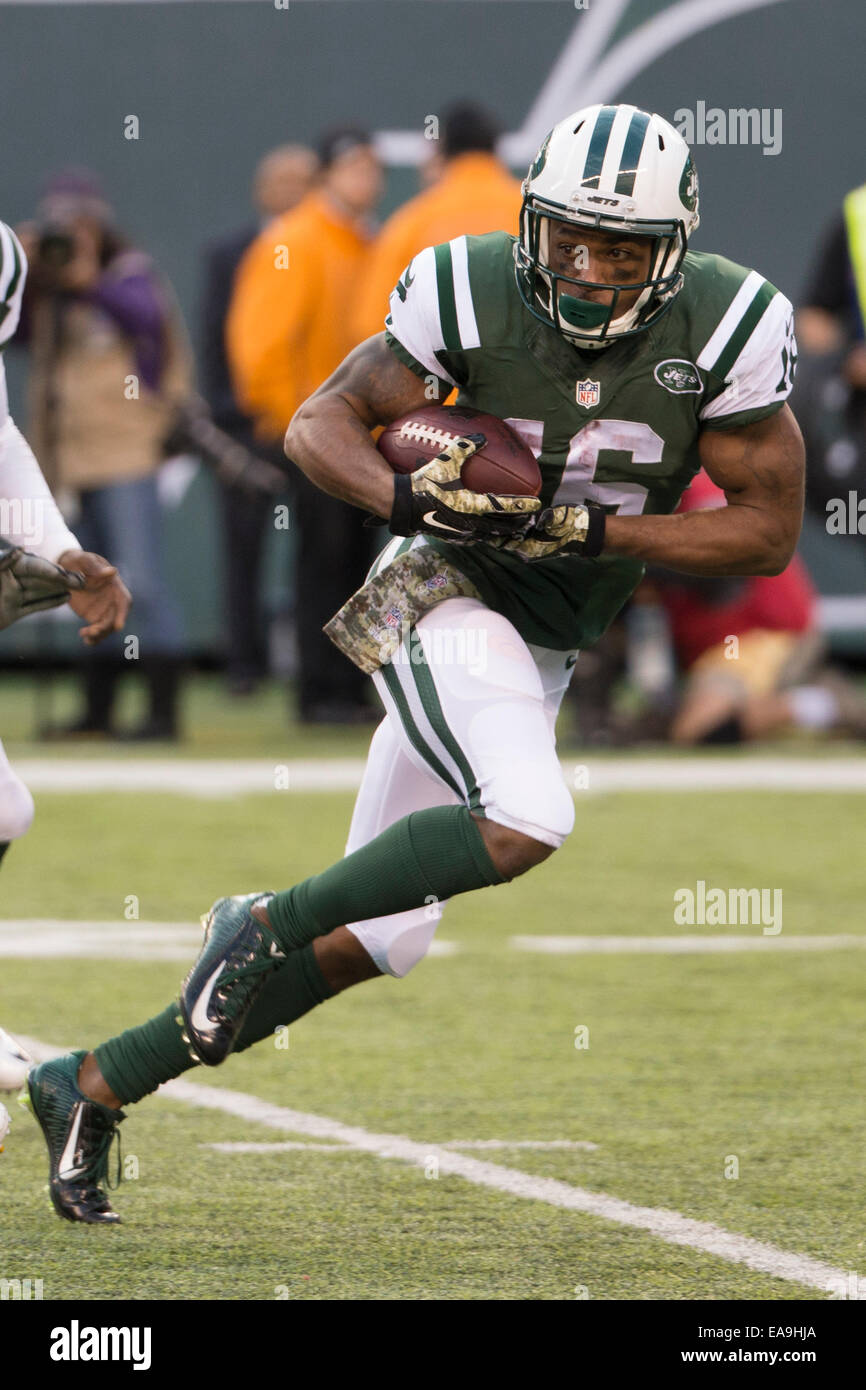 East Rutherford, New Jersey, USA. 09th Nov, 2014. New York Jets wide ...