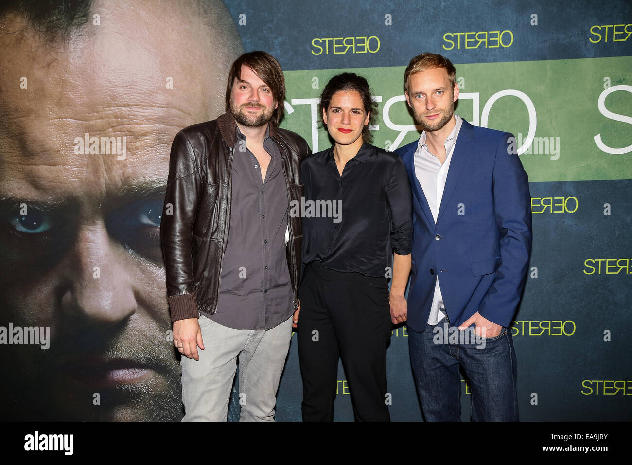Premiere of the movie 'Stereo' at Cinema Muenchner Freiheit.  Featuring: Manuel Bickenbach,Amelie v. Kienlin,Maximilian Erlenwein Where: Munich, Germany When: 07 May 2014 Stock Photo