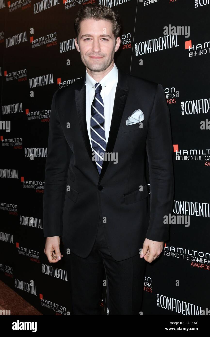 Los Angeles, CA, USA. 9th Nov, 2014. Matthew Morrison at arrivals for The 8th Annual Hamilton Behind the Camera Awards, The Ebell of Los Angeles, Los Angeles, CA November 9, 2014. Credit:  Xavier Collin/Everett Collection/Alamy Live News Stock Photo
