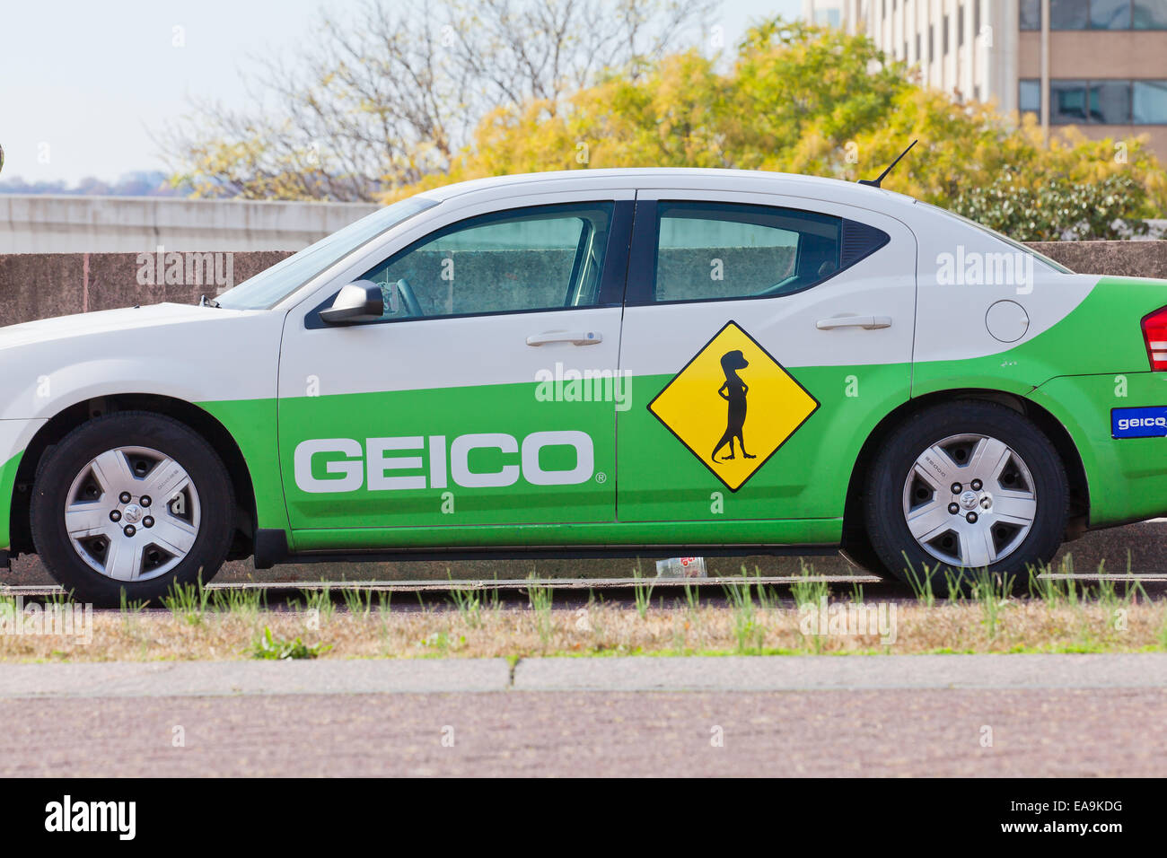 Geico insurance company car - USA Stock Photo