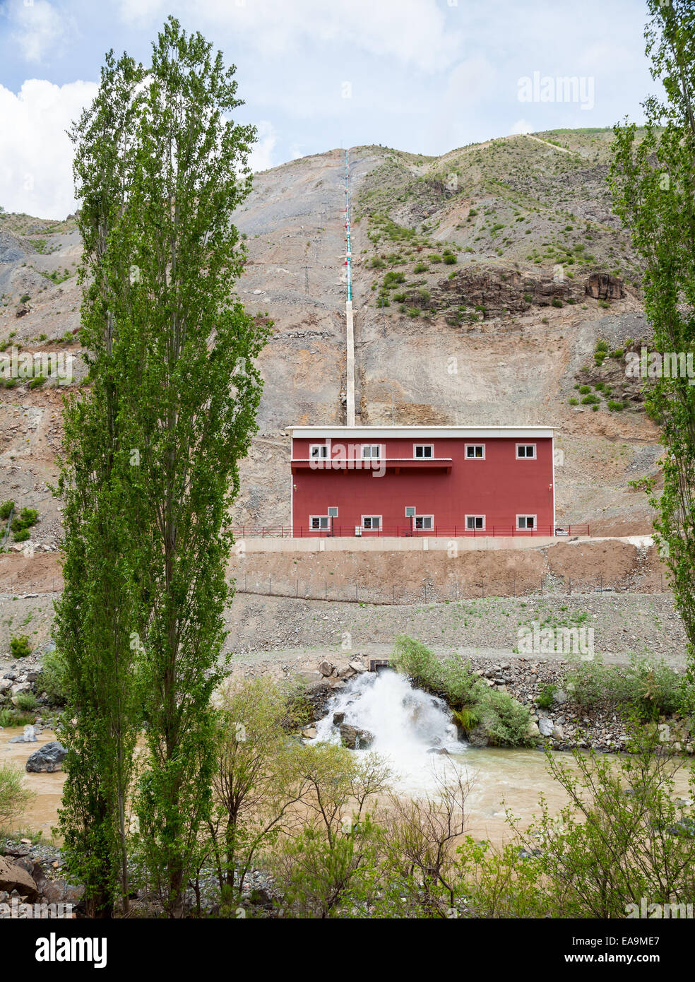 Small hydroelectric power station in Turkey Stock Photo Alamy