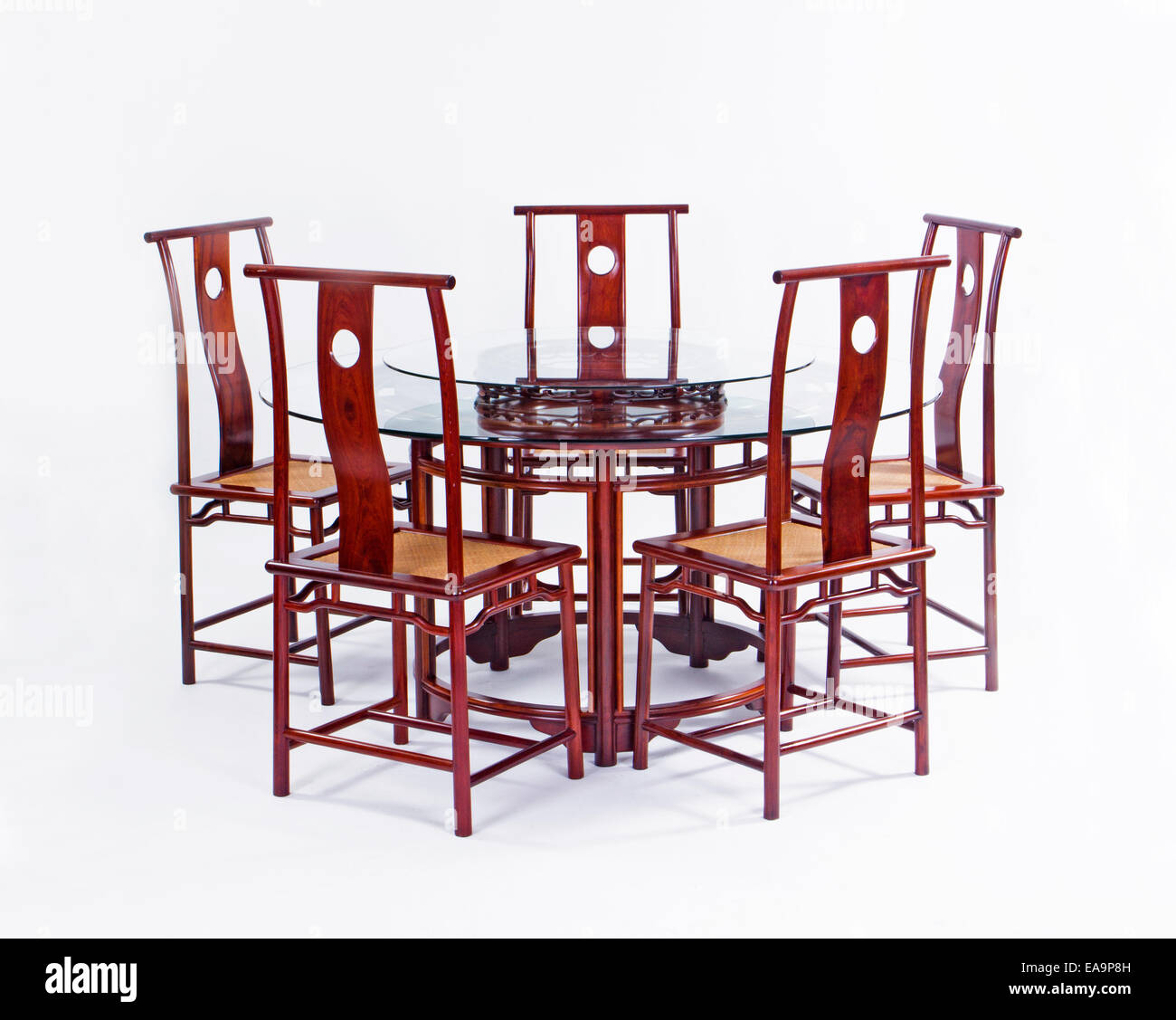 Antique Chinese table and chair Stock Photo Alamy